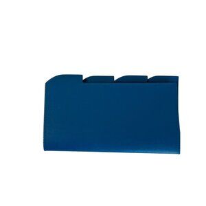 Smythson Blue Leather Travel Wallet Insert Organizer Tickets Passport Documents